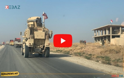 الحسكة.. رتل أمريكي بالقرب من جيش النظام السوري جنوب تل تمر