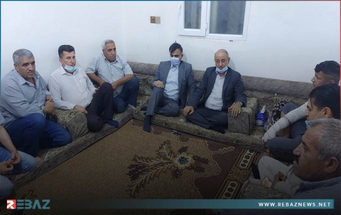 منظمة دوميز للكوردستاني - سوريا تزور جرحى حريق مركبة لبيشمركة رو‌ژ