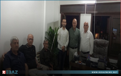 ديرك.. وفد من الديمقراطي الكوردستاني - سوريا يزور المحامي كاجه خليل جانكو بمناسبة افتتاح مكتبه