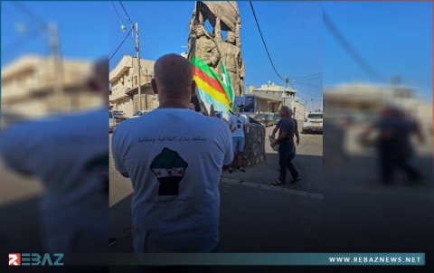 أهالي الجولان يتضامنون مع مطالب المتظاهرين بإسقاط النظام السوري 