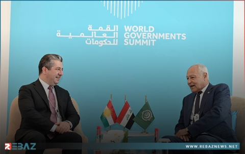 مسرور بارزاني وأبو الغيط يؤكدان أهمية الحفاظ على الأمن والاستقرار في إقليم كوردستان