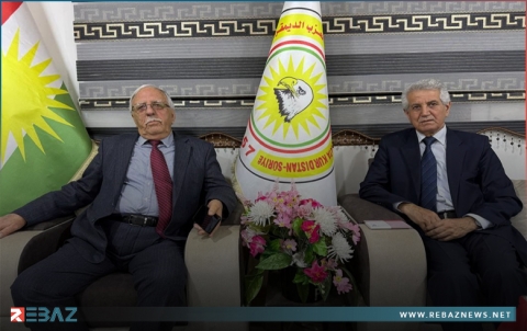 سكرتير الديمقراطي الكوردستاني-سوريا يستقبل وفدا من اليسار الكوردي في سوريا