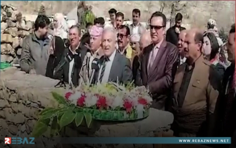 وفد من منظمة زاخو للديمقراطي الكوردستاني - سوريا يزور مزار الخالدين في منطقة بارزان