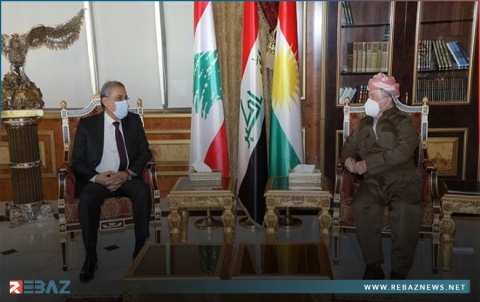 الرئيس بارزاني ووزير العدل اللبناني يبحثان الوضع السياسي وتهديدات الإرهاب في المنطقة