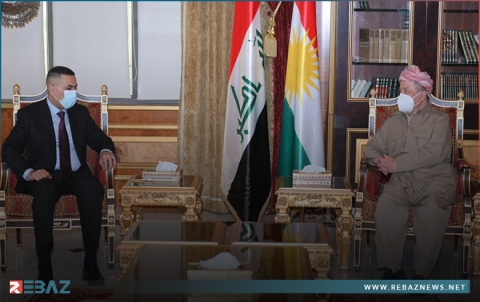 العيداني يبدي للرئيس بارزاني تقديره لازدهار كوردستان ويأمل تكرار التجربة في البصرة