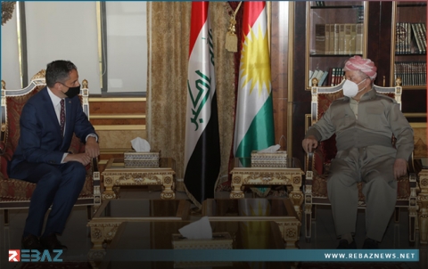 الرئيس بارزاني والقنصل الامريكي يتباحثان المستجدات السياسية