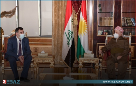 الرئيس بارزاني ومانوكيان يؤكدان اهمية تعزيز العلاقات بين الاقليم وارمينيا