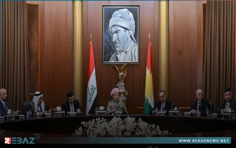 الرئيس بارزاني يستقبل رئيس وأعضاء مجلس محافظة صلاح الدين