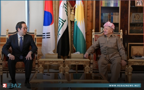 الرئيس بارزاني: شعب كوردستان يكنُّ الاحترام والتقدير لكوريا الجنوبية 