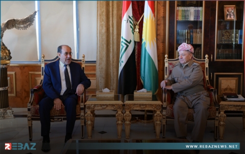 الرئيس بارزاني يستقبل نوري المالكي رئيس ائتلاف دولة القانون