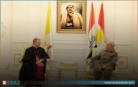 الرئيس بارزاني يستقبل سفير الفاتيكان الجديد لدى العراق