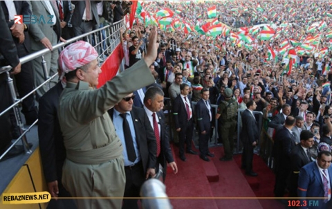 الرئيس بارزاني: راية كوردستان دليل الوحدة والتحرر وتضحيات وسلمية شعب كوردستان