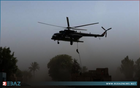 مروحيات التحالف الدولي تستهدف عبارات التهريب شرقي دير الزور