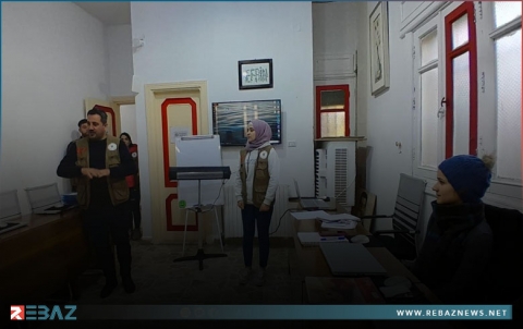 عفرين.. مؤسسة بارزاني الخيرية تفتتح دورة لتعليم الكمبيوتر