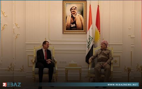 الرئيس بارزاني يستقبل القنصل العام الفرنسي في أربيل 