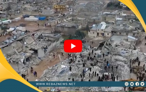 Bersivdana Sûriyê: Erdhejê 153,893 ji navçeyên ziyandîtî li bakurê rojavayê Sûriyê derbeder kirine