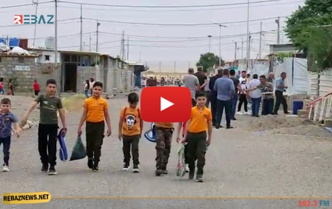 أجواء عید رمضان المبارك فی مخیم قوشتبە