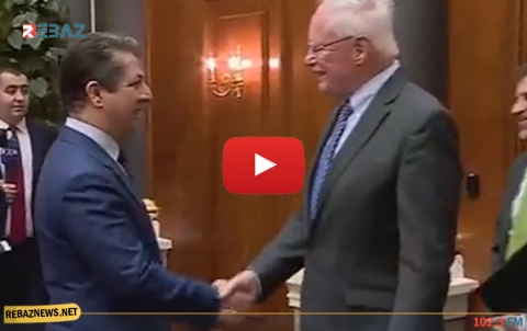 لقاء السيد مسرور بارزاني مع جيمس جيفري مبعوث الرئيس الأمريكي الخاص لسوريا