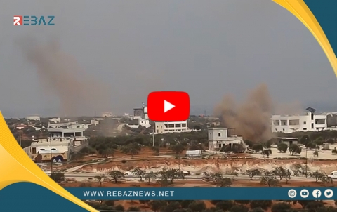 Rêjîma Sûrî gundewarên Heleb û Idlibê topbaran dike
