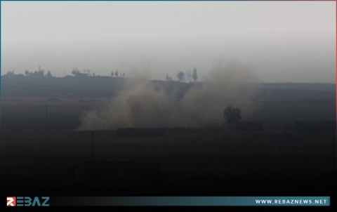 الفصائل المسلحة تقصف مواقع قسد بريف تل تمر