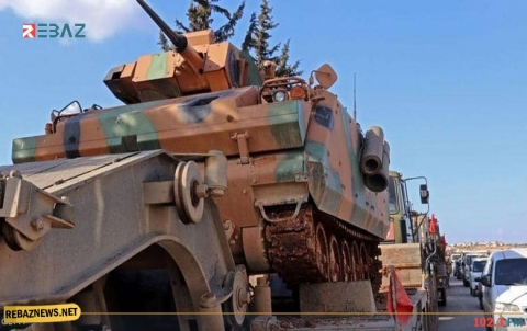 الدفاع الروسية: تفجير مدرعتين عسكريتين للقوات التركية على يد المسلحين في  إدلب 