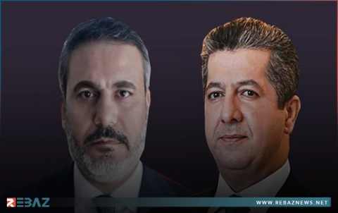 مسرور بارزاني وهاكان فيدان يبحثان آخر التطورات والمستجدات في المنطقة