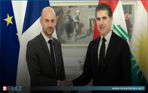 نيجيرفان بارزاني وجان نويل بارو يبحثان التطورات المستمرة في المنطقة وآفاق حل المشكلات