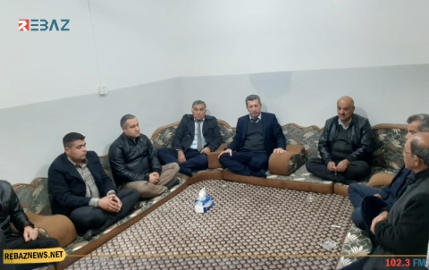 وفد من منظمة لشكرى روج لـPDK-S يزور عائلة الشهيد سيف الدين أحمد برازي
