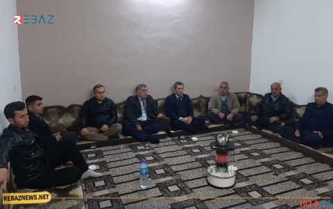 وفد من منظمة لشكرى روج لـPDK-S يزور عائلة الشهيد محمود والي