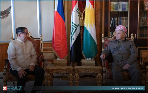 الرئيس بارزاني يستقبل سفير الفلبين لدى العراق