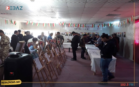 افتتاح معرضاً لشهداء لشكري روج في كوركوسك