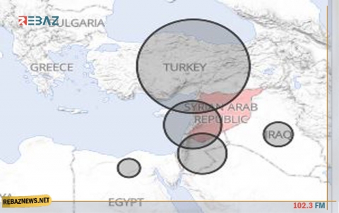 تعرف على أعداد اللاجئين السوريين في دول الجوار
