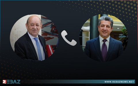 مسرور بارزاني ولودريان يبحثان أوضاع المهاجرين على الحدود بين بولندا وبيلاروسيا