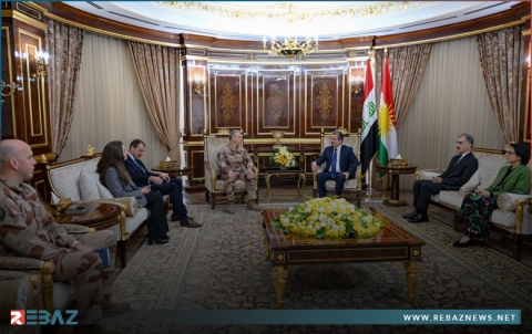 مسرور بارزاني يستقبل الممثل الأعلى لفرنسا في التحالف الدولي ضد داعش