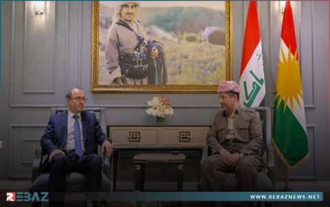 مسرور بارزاني يستقبل إلبروس كوتراشيف سفير روسيا لدى العراق 