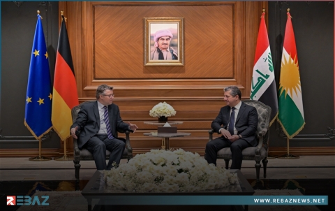 مسرور بارزاني يستقبل وفدا ألمانيا برئاسة وكيل وزارة الخارجية 