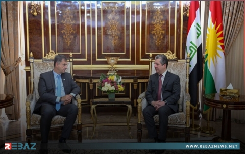 مسرور بارزاني وهاري ثيوهاريس يبحثان آخر المستجدات في المنطقة