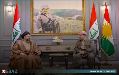مسرور بارزاني وعمار الحكيم يؤكدان على أهمية حل المشاكل بين أربيل وبغداد