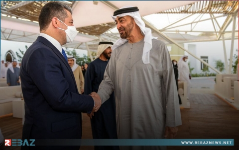 مسرور بارزاني يلتقي ولي عهد أبو ظبي