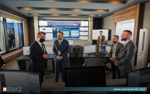 مسرور بارزاني يتفقد دائرة تكنولوجيا المعلومات ويدشن اول مركز بيانات حكومي رقمي للموظفين
