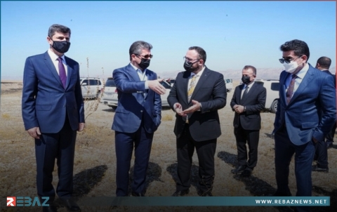 رئيس حكومة إقليم كوردستان يتفقد مشروع إنشاء مطار دهوك الدولي: المباشرة بالتنفيذ بعد إجراء تعديلات
