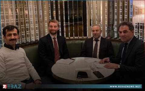  ممثلو ENKS في الائتلاف الوطني السوري یلتقون مع مستشار السياسة البريطانية للشؤون السورية في اسطنبول 