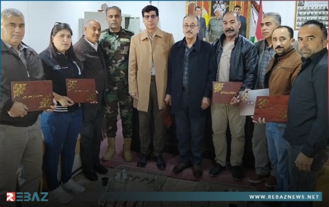 دوميز.. منظمة روج للحزب الديمقراطي الكوردستاني - سوريا تكرم عدداً من كوادرها 
