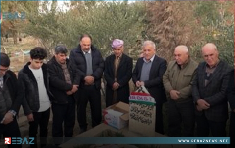 وفد من منظمة زاخو للحزب الديمقراطي الكوردستاني - سوريا يزور مزار الشهيد ولات عبد الكريم علي 