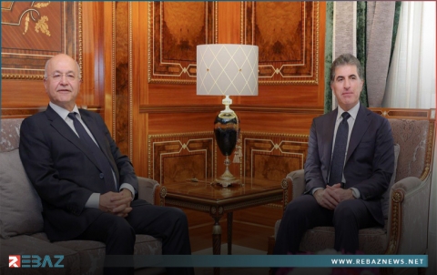 نيجيرفان بارزاني يهنئ د. برهم صالح 