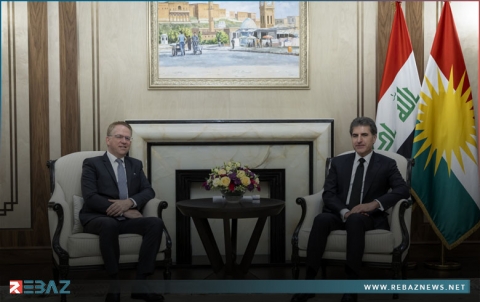 رئيس إقليم كوردستان والسفير الفرنسي لدى العراق يبحثان أوضاع المنطقة