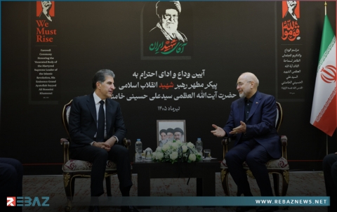 نيجيرفان بارزاني ومحمد باقر قاليباف يبحثان الأوضاع في المنطقة 