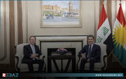 رئيس إقليم كوردستان يستقبل سفير فرنسا لدى العراق 