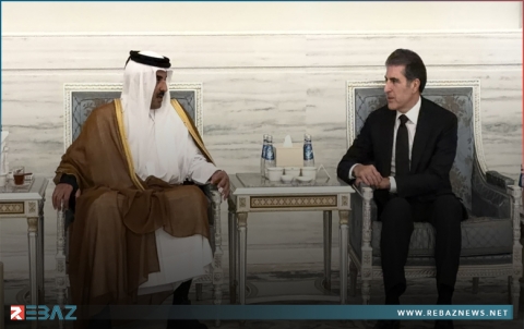 رئيس إقليم كوردستان يشارك في مراسم مجلس عزاء الشيخ حمد بن خليفة آل ثاني بالدوحة 