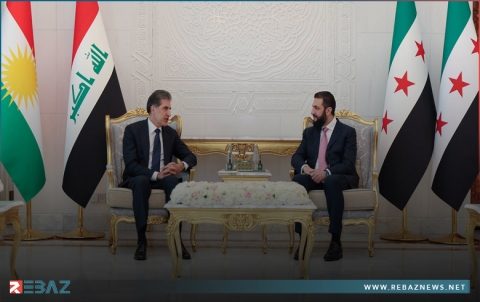 نيجيرفان بارزاني وأحمد الشرع يناقشان مستجدات الأوضاع في المنطقة